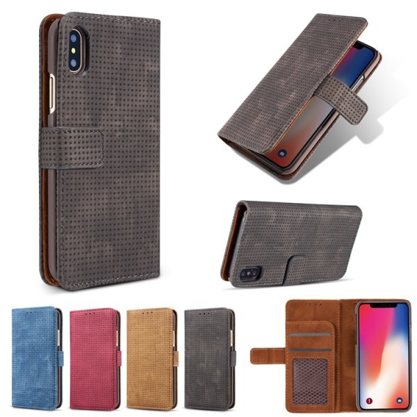 iPhone X/XS Fodral (Vintage Mesh) Brun