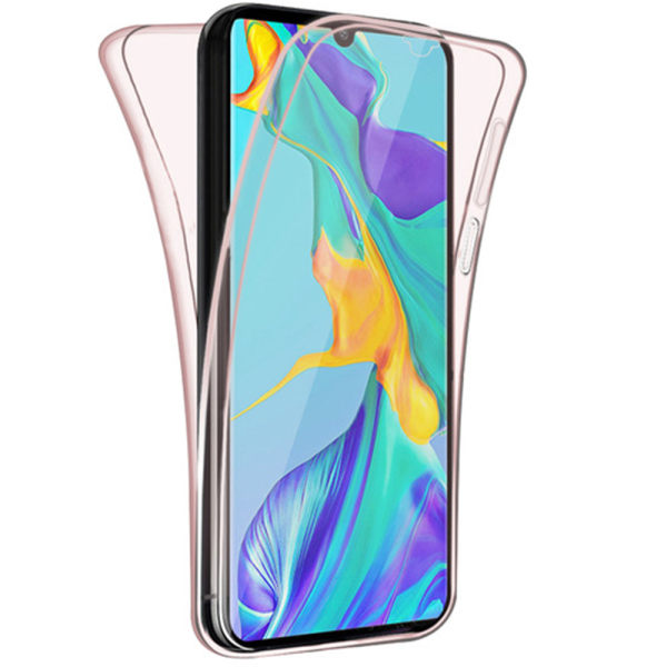Huawei Y5 2019 - Dobbeltsidig silikondeksel Rosa