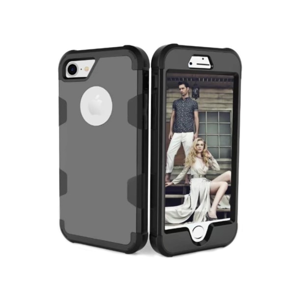 iPhone 8 Plus (Rugged Robot) Skyddsskal Rosa/Svart