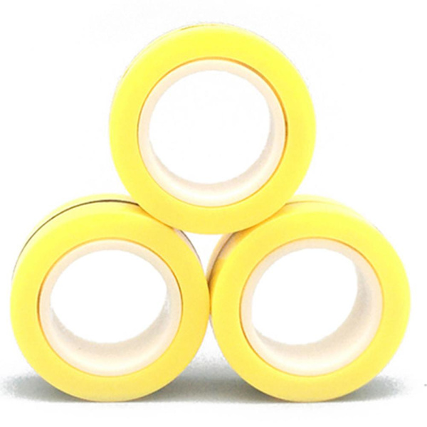 Fidget Toy Spinner Magnetiska Ringar Magic Rings Grön