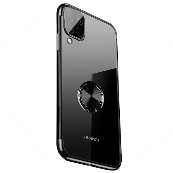 Exklusivt Skal med Ringhållare - Huawei P40 Lite Silver