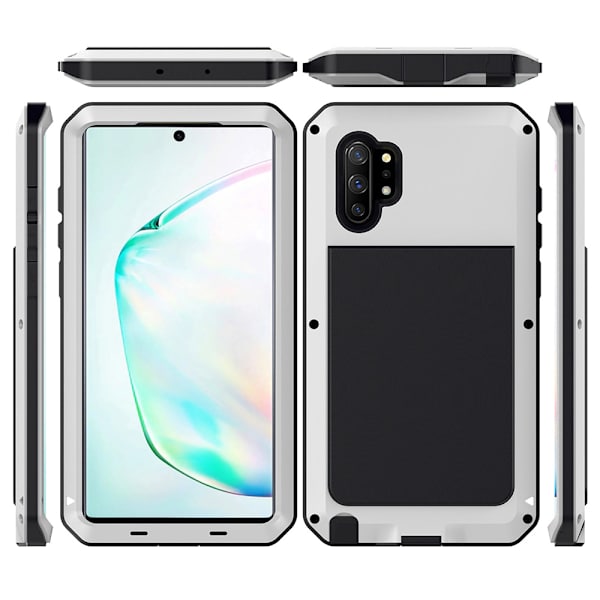 Samsung Galaxy Note10+ - Kraftfullt HEAVY DUTY Skyddsskal Silver Silver