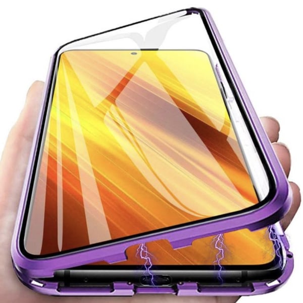 Samsung Galaxy A14 5G - Magnetisk dobbeltsidig deksel Marinblå