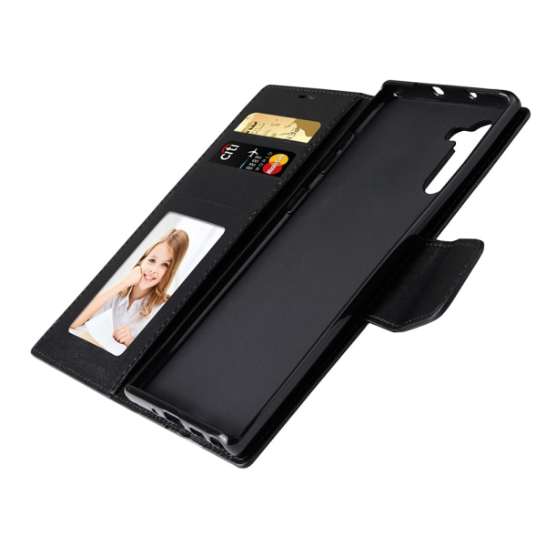 Samsung Galaxy Note10 - Kraftig Smart Wallet-etui Lila Lila