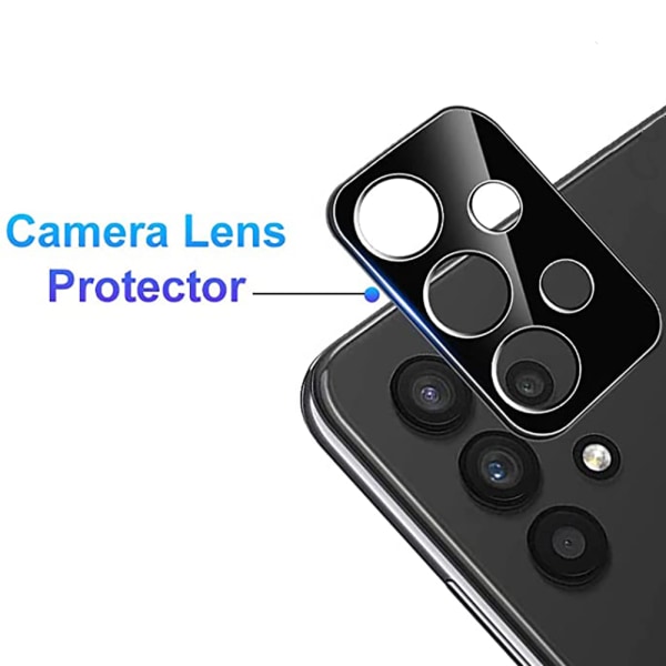 2-PACK Samsung Galaxy A33 5G kameran linssin suojus 2.5D HD-Clear Transparent