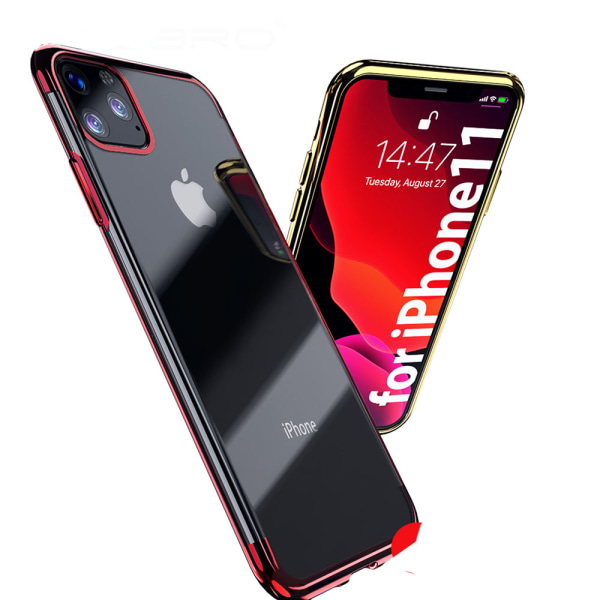 iPhone 11 Pro Max - Gjennomtenkt beskyttelsesdeksel (FLOVEME) Roséguld