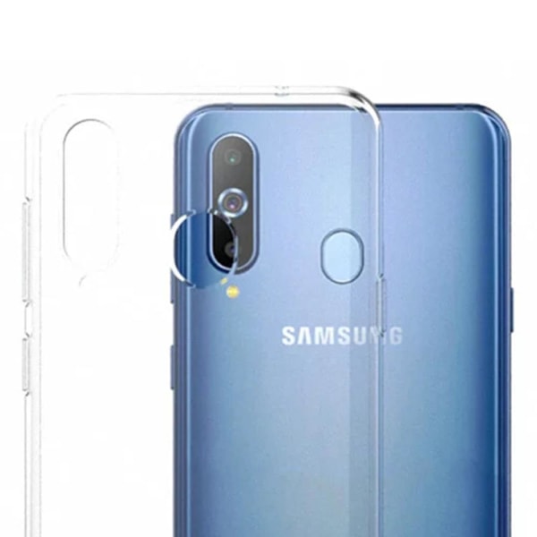 Samsung Galaxy A20S - Stilig silikondeksel (FLOVEME) Transparent/Genomskinlig