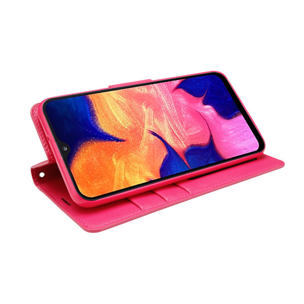 Plånboksfodral - Samsung Galaxy A10 Rosaröd