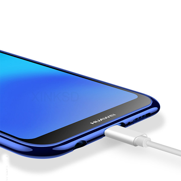 Huawei P20 Lite - Stilsäkert Mjukt Silikonskal Svart