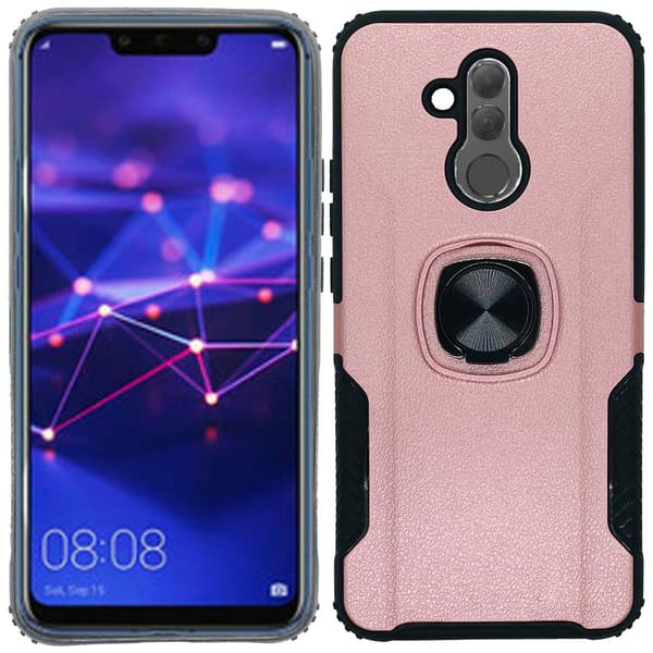 Huawei Mate 20 Lite - Skal med Ringhållare Petrol