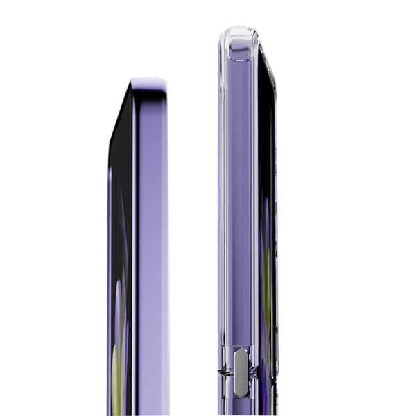Galaxy Z Flip 5 - Gennemsigtigt silikone etui Transparent