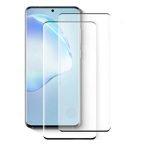 Galaxy S20 Plus 3-PACK Skärmskydd 3D CASE-F 9H 0,2mm HD-Clear Svart Svart