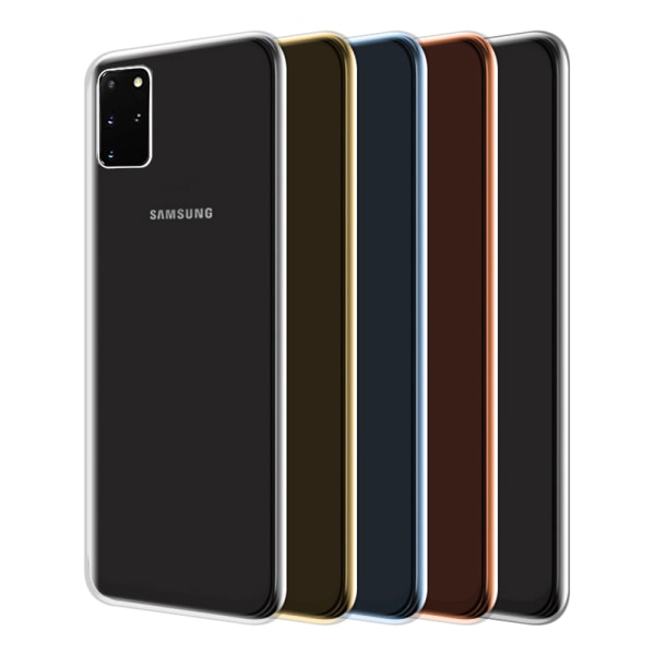 Samsung Galaxy S20 Plus - Beskyttende dobbeltsidet silikonecover Guld