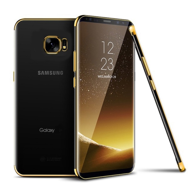 Samsung Galaxy S7 Edge - Støtdempende silikondeksel Guld