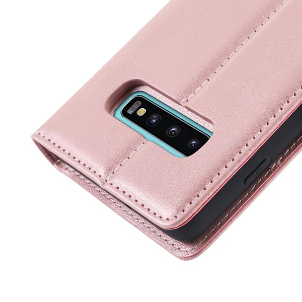 Elegant Plånboksfodral 2 i 1 - Samsung Galaxy S10 Svart