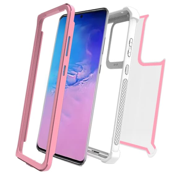 Genomtänkt Skyddsskal - Samsung Galaxy S20 Plus Svart/Blå