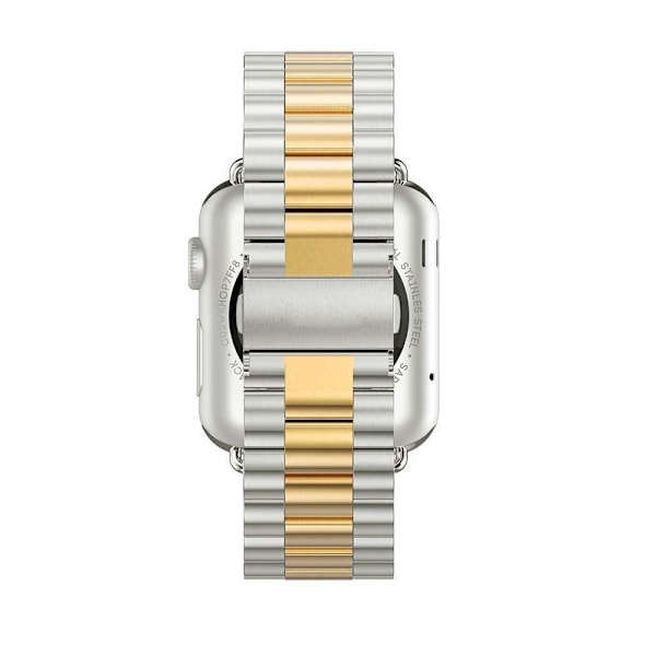 Stilren Stållänk för Apple Watch 38mm (Infiland-Classic) Grå/Guld