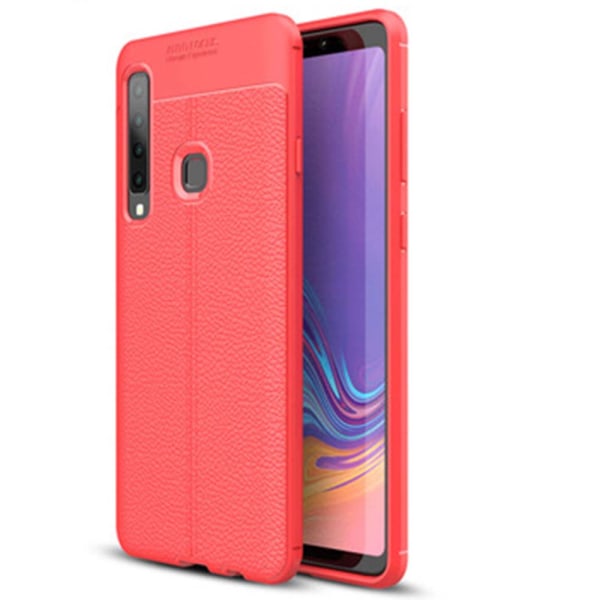 Samsung Galaxy A9 2018 - Praktiskt Skyddsskal AUTO FOCUS Röd