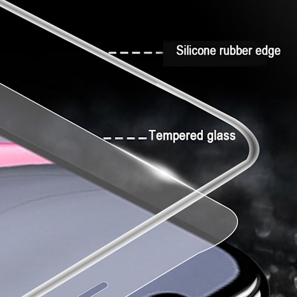 iPhone 11 Pro Max Skärmskydd Självlysande Ram 9H 0,3mm Självlysande