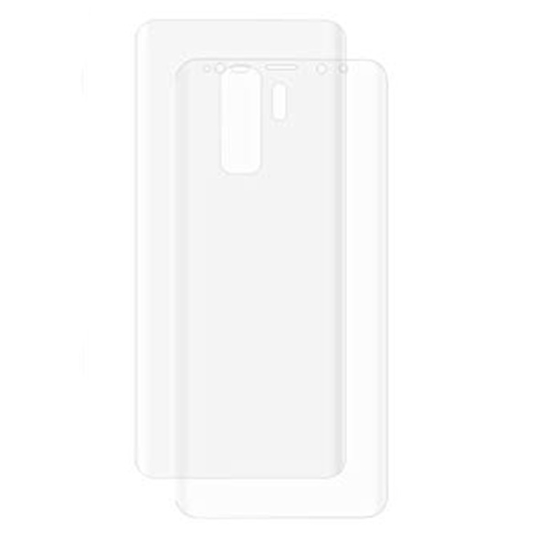 S9+ 2-PACK Skärmskydd Fram- & Baksida 9H Nano-Soft HD-Clear Transparent/Genomskinlig