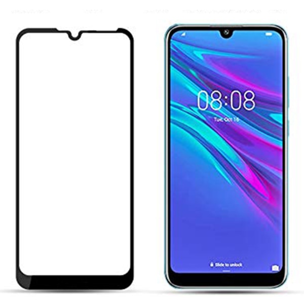 Skærmbeskytter Carbon 3-PACK Screen-Fit 3D/HD 9H Huawei Y6 2019 Svart