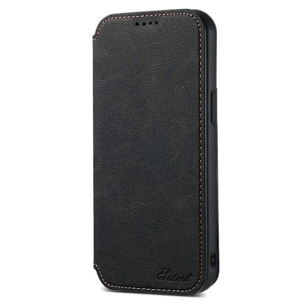 iPhone 13/14 Plånboksfodral - Elegant & Praktiskt Svart