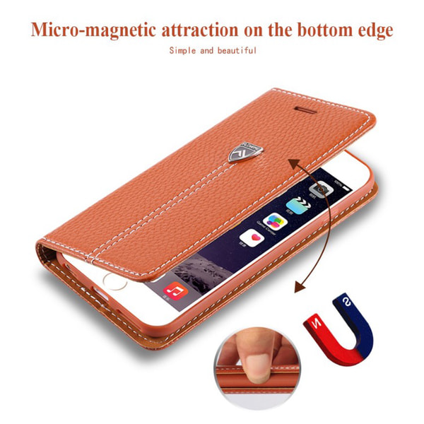 Stilrent Vintage för iPhone 6/6S plånboksfodral från FLOVEME Blå