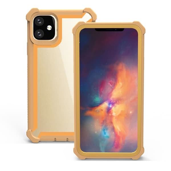 iPhone 11 - Elegant Smart Skal ROSA/VIT ROSA/VIT
