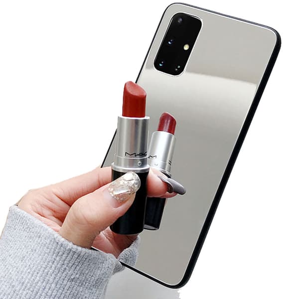 Samsung Galaxy A71 - Professionellt Skyddsskal med Spegeleffekt Silver Silver