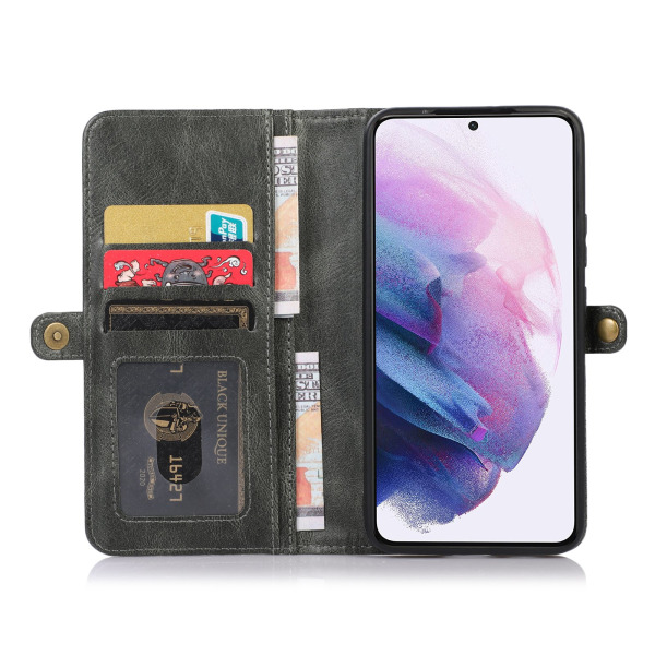 Samsung Galaxy S23 Plus - ZLEEP kaksitoiminen lompakkokotelo Mörkblå