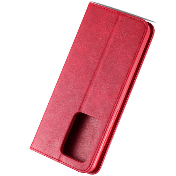 Samsung Galaxy A71 - Käytännöllinen tyylikäs lompakkokotelo AZNS Röd