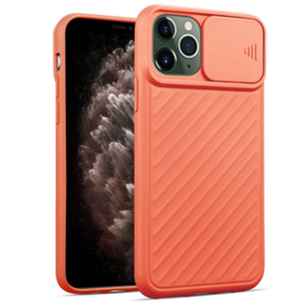 iPhone 11 Pro Max - St�td�mpande Skal med Kamera Skydd Orange