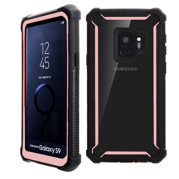 Samsung Galaxy S9 - Effektivt EXXO beskyttelsescover med hjørnebeskyttelse Roséguld Roséguld
