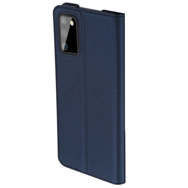 Samsung Galaxy S20 - Eksklusivt Dux Ducis Wallet Cover Marinblå