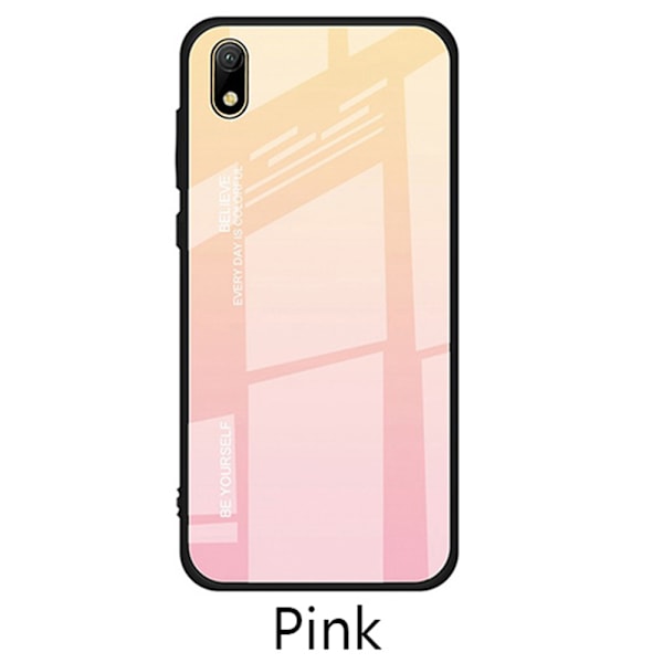Huawei Y5 2019 - Effektfullt Skyddsskal NKOBEE Blå/Rosa