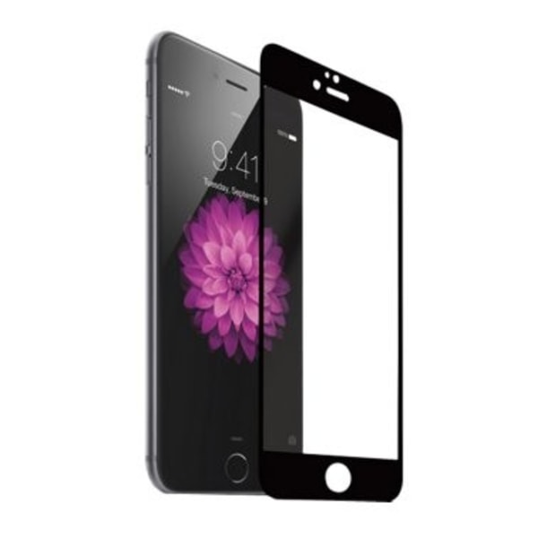 iPhone 6/6S - HuTech SILIKONGLAS-Skärmskydd 4th-Generation Glass Svart