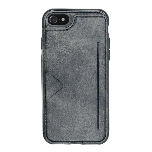 Elegant Skal med Kortfack - iPhone 8 Mörkblå Mörkblå