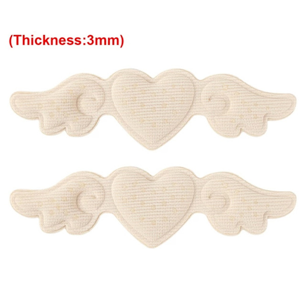Bekväma Skyddande Hälinlägg Innersulor Skoinlägg Beige 6MM