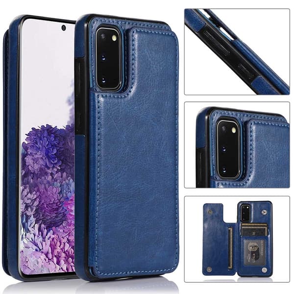 Samsung Galaxy S20 - Effektivt deksel med kortlomme Brun