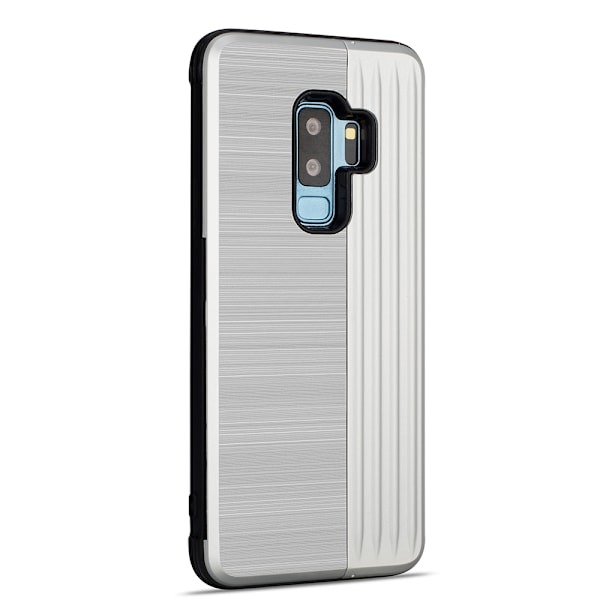LEMAN Skal med Korthållare - Samsung Galaxy S9+ Ljusblå