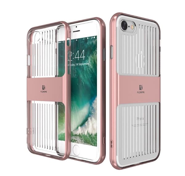 Flovemes Stötdämpande Hybridskal - iPhone 7 Svart