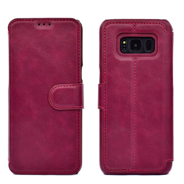 Class-Y Fodral med plånbok till Samsung Galaxy S8+ Grå
