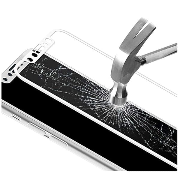 3-PACK! MyGuard Skärmskydd av Carbonmodell för iPhone X Vit