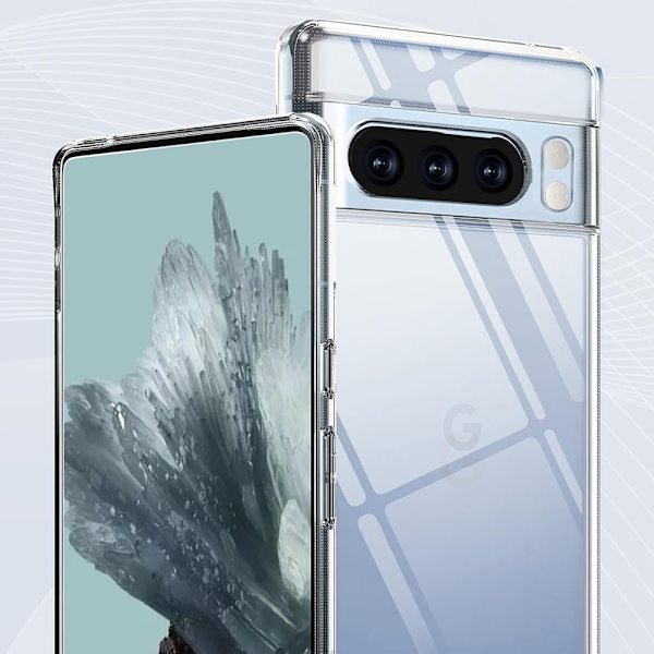 Google Pixel 8 Pro - Smart Stilrent Ultra Tunt Skyddsskal i Silikon
