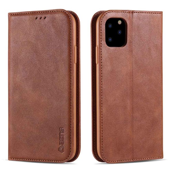 Robust Effektiv Azns Wallet Cover - iPhone 11 Brun Brun