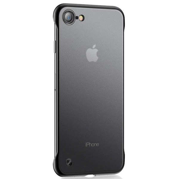 iPhone 7 - Stilfuldt ultratyndt beskyttelsescover Svart