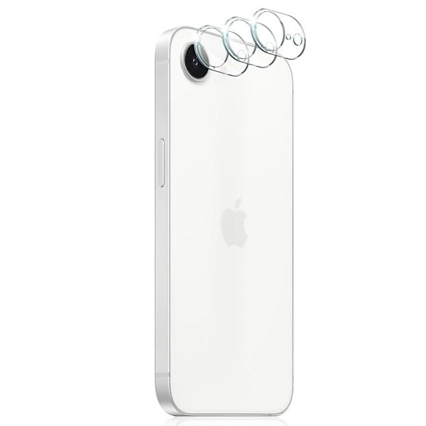 iPhone 16E Högkvalitativt HD-Clear Ultratunt Kameralinsskydd