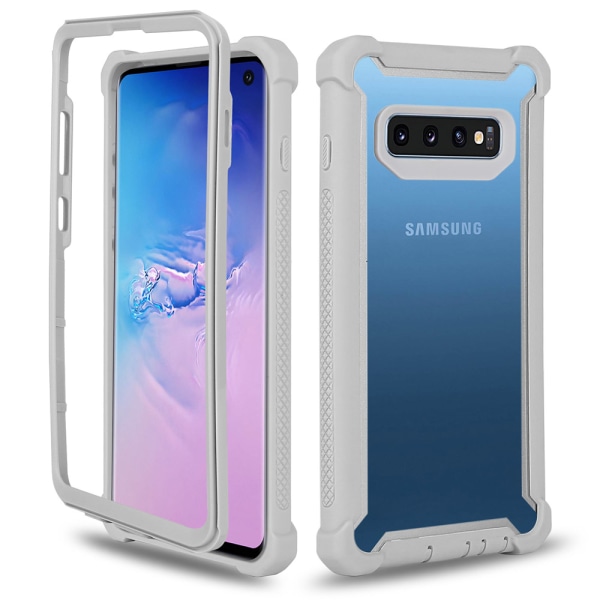 Samsung Galaxy S10 Plus - Skyddande Exklusivt Army Fodral Kamouflage Rosa