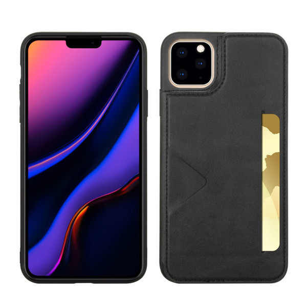 iPhone 11 Pro Max - Exklusivt Skal med Kortfack (HANMAN) Brun