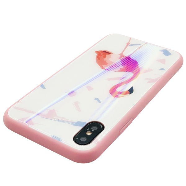 Robust beskyttelsesdeksel fra Jensen - iPhone X/XS (Flamingo)